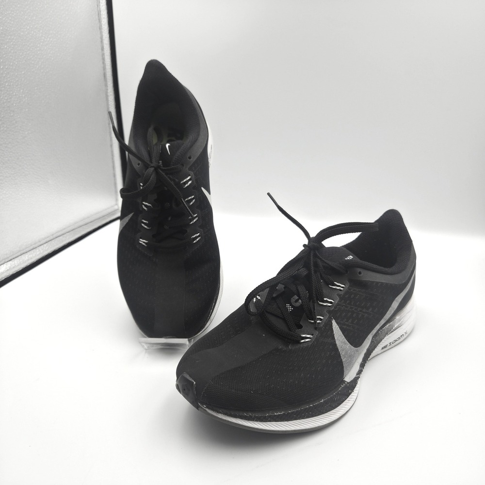 Nike Zoom Pegasus 35 Turbo Black Vast Grey White Sneakers - Women's Size 8